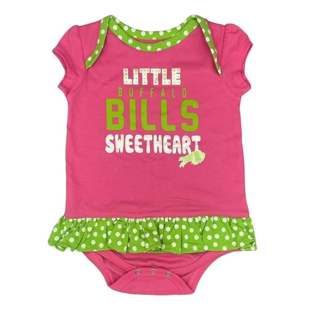 NFL Baby Size 18 Months NY Buffalo Bills Sweetheart Football One Piece Outfit
